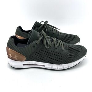 Under Armour HOVR Sonic Running Shoes Mens 11 Olive Green Knit Athletic Sneaker